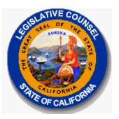 CALIFORNIA STATE - LEGISLATIVE COUNSEL