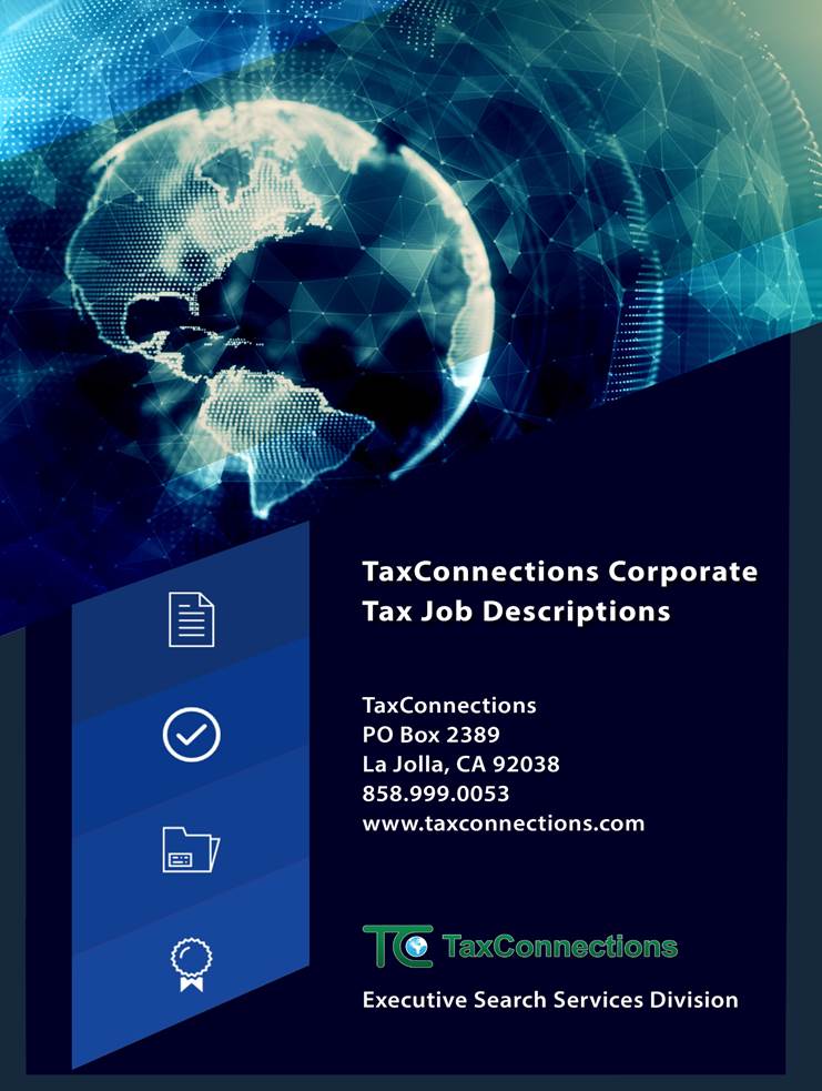 Corporate Tax Job Descriptions eBook Cover