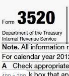 IRS Form 3520